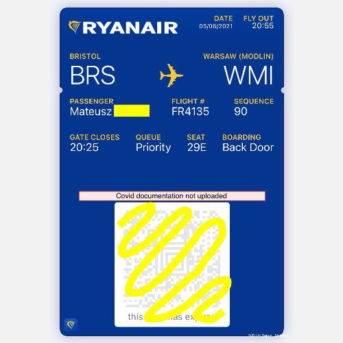 Airline Tickets, Return Flight ticket for 1 Manchester