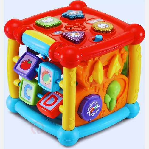 VTech Busy Learners Activity Cube Learning Toy, Safe