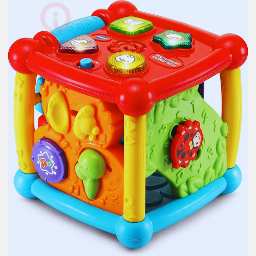 VTech Busy Learners Activity Cube Learning Toy, Safe