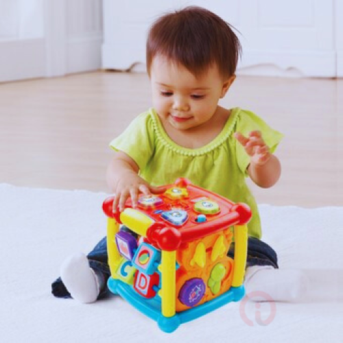 VTech Busy Learners Activity Cube Learning Toy, Safe